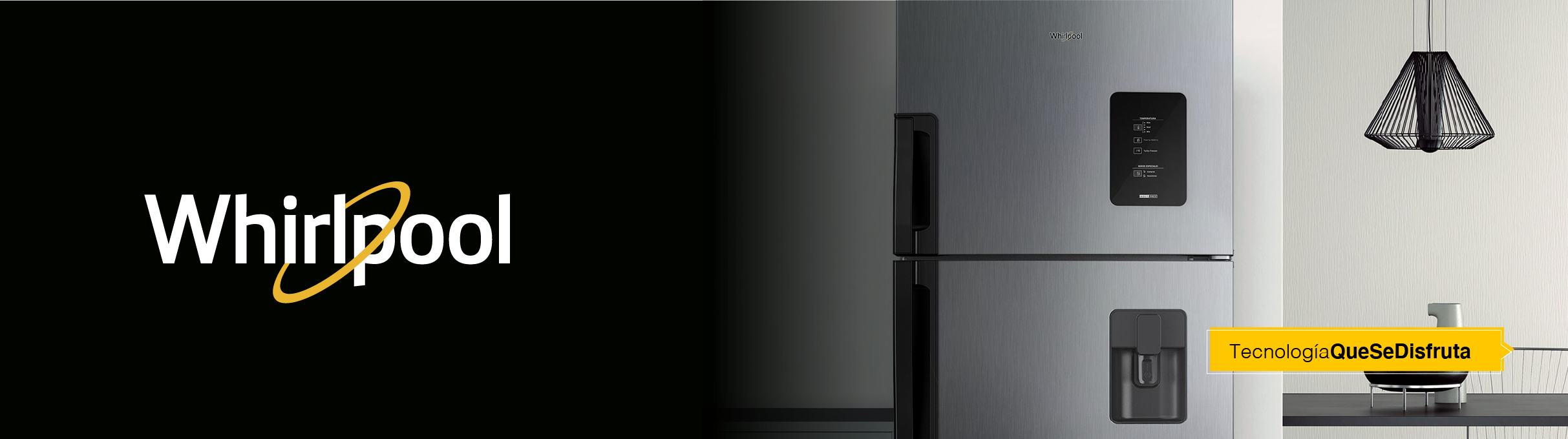 Nevecón 4 puertas Whirlpool 7501545587931. con gran capacidad de almacenamiento y flexibilidad de acomodación.